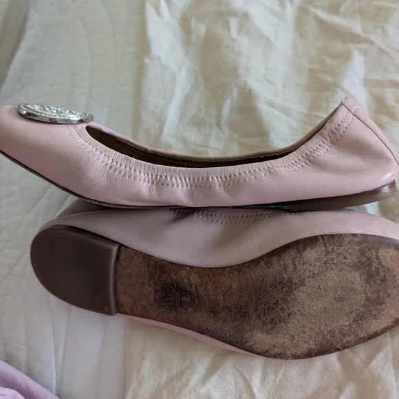 Tory Burch Pink Liana Ballet Flats - Picture 12 of 12